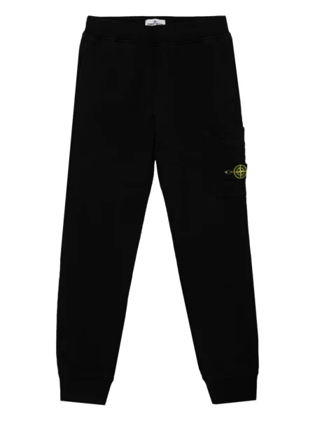Spodnie dziecięce Stone Island czarne