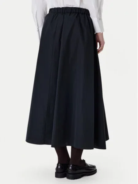 Weekend Max Mara Trapecijos formos sijonas Curvato juoda