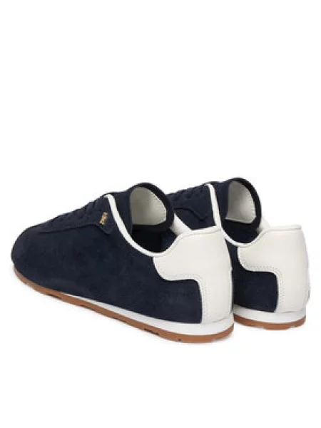 Tommy Hilfiger Superge Th Bella Low Runner Suede Mornarsko modra