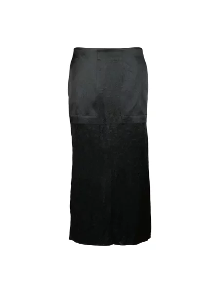 Długa spódnica maxi Sportmax z kieszeniami na zamek czarna