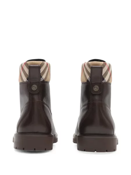 Botine Burberry din piele maro