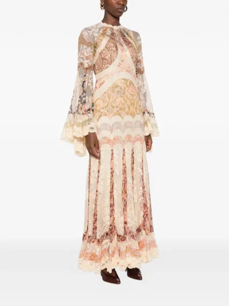 Rochie Zimmermann cu model floral cu imagine din dantelă