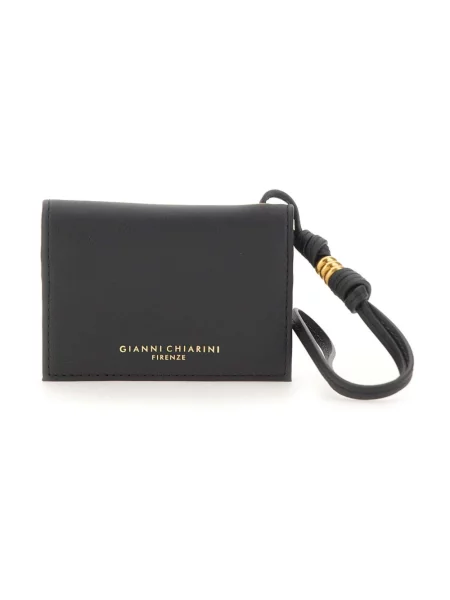Gianni Chiarini etui na karty skórzane czarny