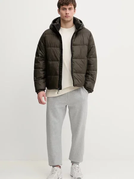 Μπουφάν Abercrombie & Fitch πράσινο