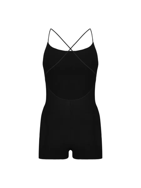Lniany kombinezon Red Valentino czarny