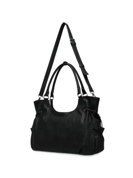 Geantă shopper Stand Oil cu cordon negru