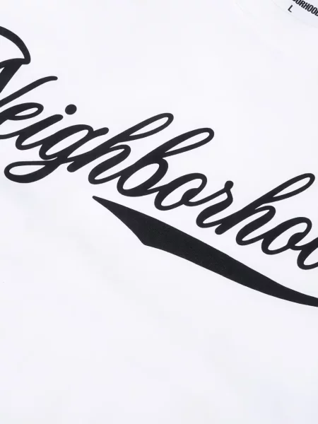 Tricou Neighborhood cu imagine alb