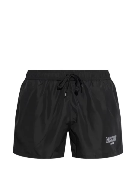 Slip de baie Moschino cu imagine cu cordon negru