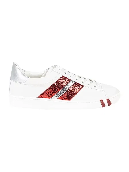 Sneakersy Bally skórzane białe