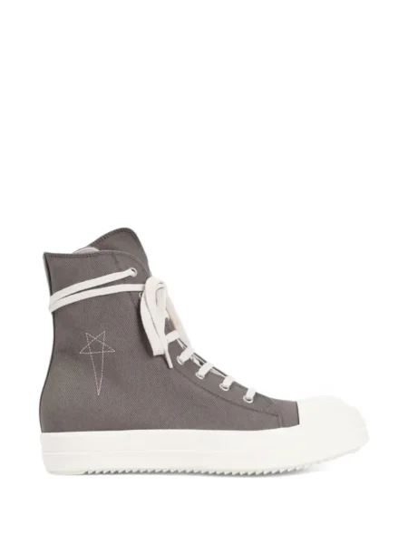 Sneakerși Rick Owens Drkshdw cu broderie gri