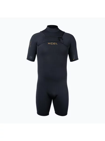 Мъжки неопреннов костюм за плуване Xcel Comp+ Spring mm SS black черно