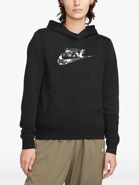 Fleecové běžecké kraťasy Nike s vázáním červené