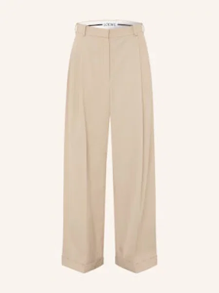 Loewe Spodnie Marlena beige beżowe