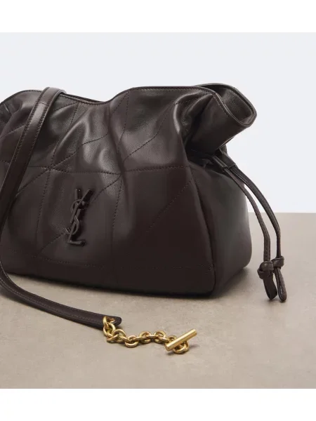 Geantă Saint Laurent din piele maro