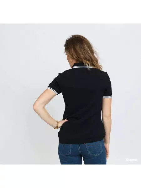 Tričko FRED PERRY Twin Tipped Fred Perry Shirt Black 8 černé