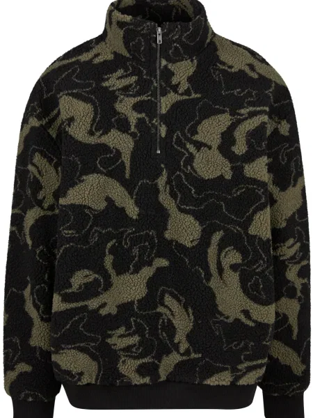 Urban Classics Svetr khaki černá