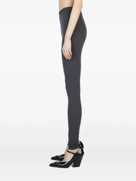 Leggings Raf Simons cu autograf gri
