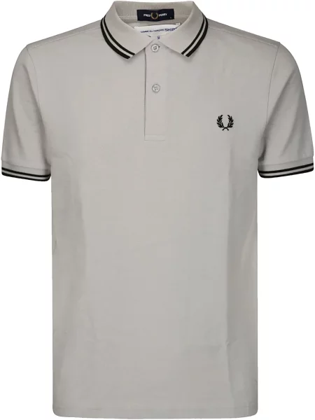 Polo Comme Des Garçons Shirt cu broderie gri