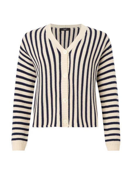 Weekend Max Mara Kardigán NICCHIA homok / tengerészkék
