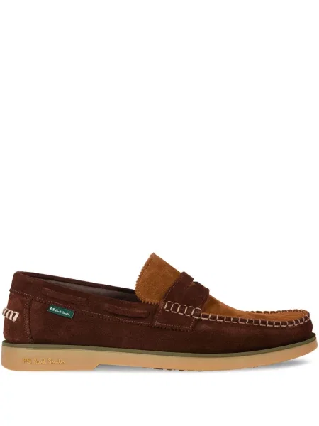 Pantofi loafer Ps Paul Smith din piele de căprioară maro