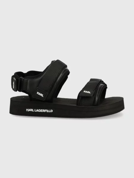 Karl Lagerfeld sandale Atlantik barbati negru