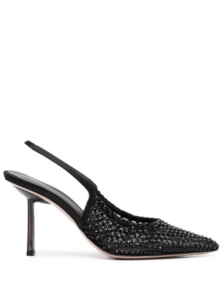 Pantofi cu toc Le Silla slingback negru
