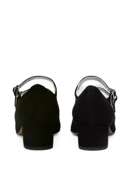 Pantofi cu toc Carel Paris cu bretele negru