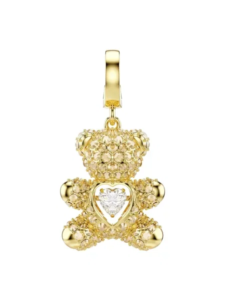 Naszyjnik Swarovski typu teddy żółty