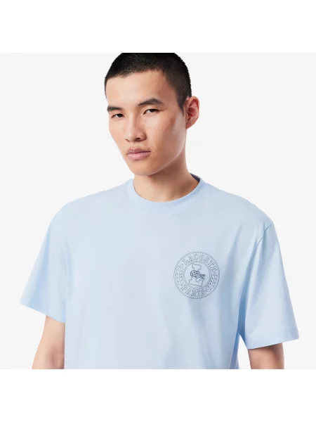 Футболка Lacoste голубая