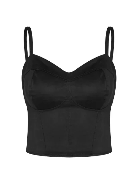 Guess Felső Slim Fit fekete