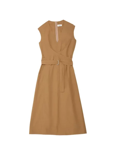 Sukienka midi Ottodame bez rękawów do kolan garniturowa