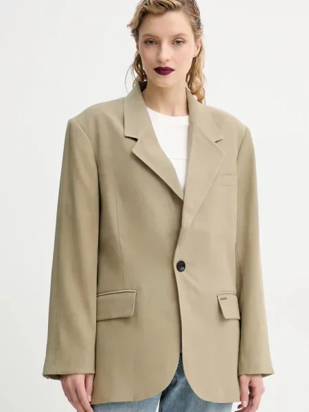 G-Star Raw marynarka oversize gładka zielony