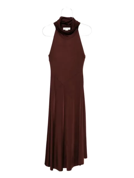 Rochie Victoria Beckham de costum maro