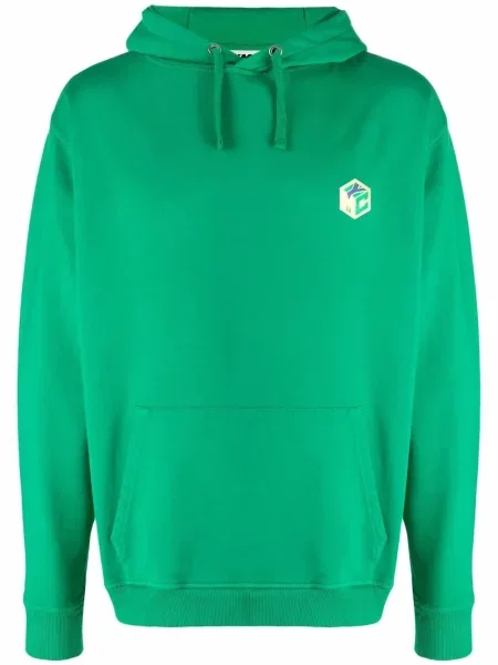 Пуловер Ymc с принт зелено