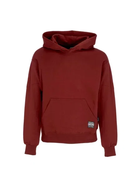 Bluza z kapturem Propaganda z kapturem z logo czerwona