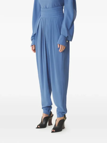 Pantaloni Lanvin plisate albastru