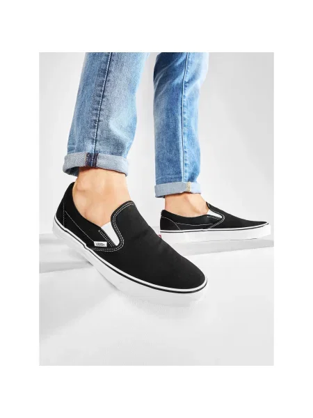 VANS Slip-on obuv Classic' čierna