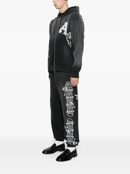 Hoodie Aries μαύρο