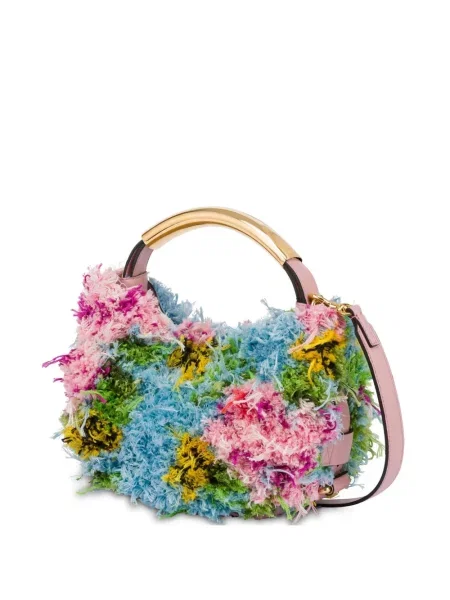 Gėlėta rankinė Moschino mėlyna