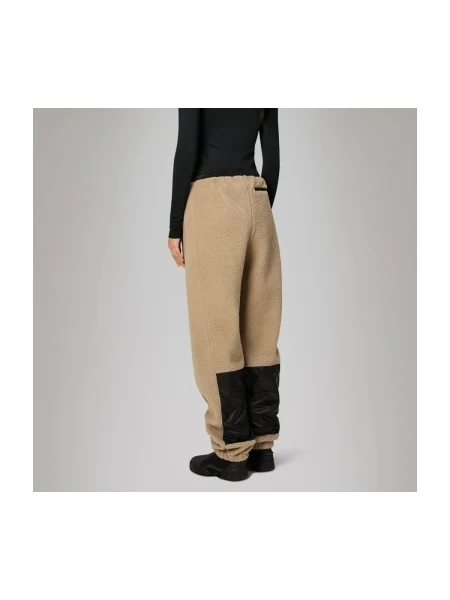 Pantaloni Rains din fleece bej