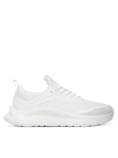 Calvin Klein Сникърси Light Eva Run Sock Mesh бял
