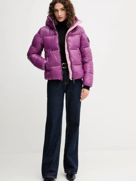 Save The Duck kurtka BIDDY zimowa fioletowy