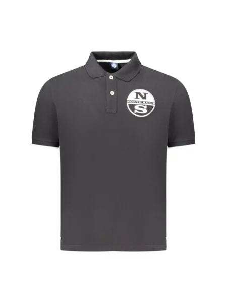 Polo North Sails z krótkim rękawem czarne