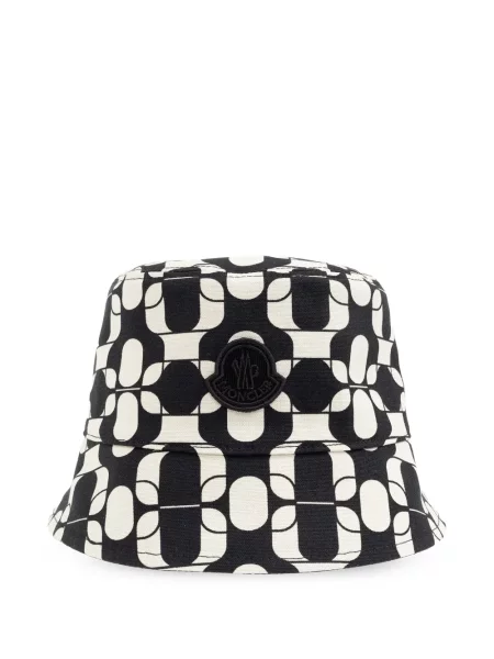 Căciulă Moncler cu imagine negru