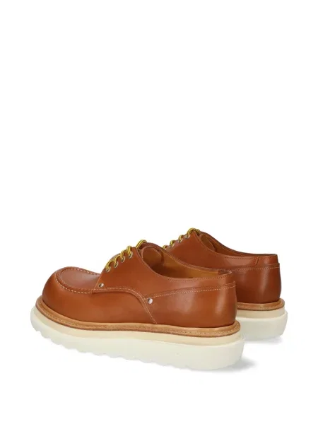 Pantofi Premiata din piele cu platformă maro