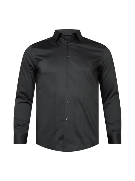 BOSS Košile Hank antracitová šedá