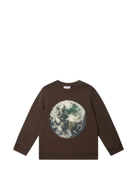 Bluza dziecięca Stella Mccartney brązowa