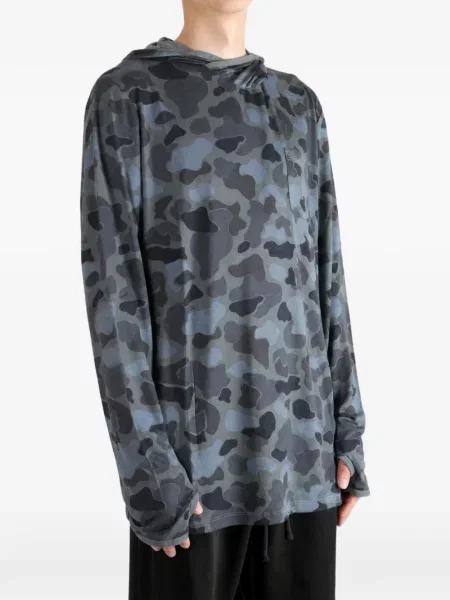 Hoodie Free Fly με σχέδιο μπαμπού παραλλαγής μπλε