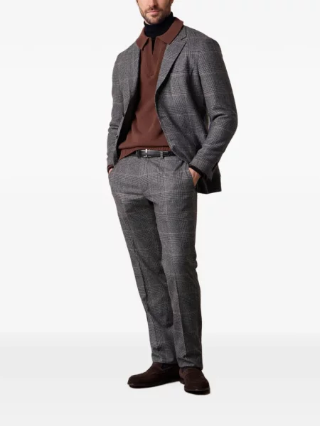 Costum Brooks Brothers în carouri gri