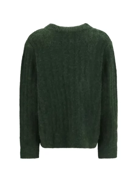 Pulover Allude cu decolteu rotund verde
